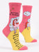 Blue Q Women's Crew Socks - Always Be Yourself. Unless You Can Be A Unicorn