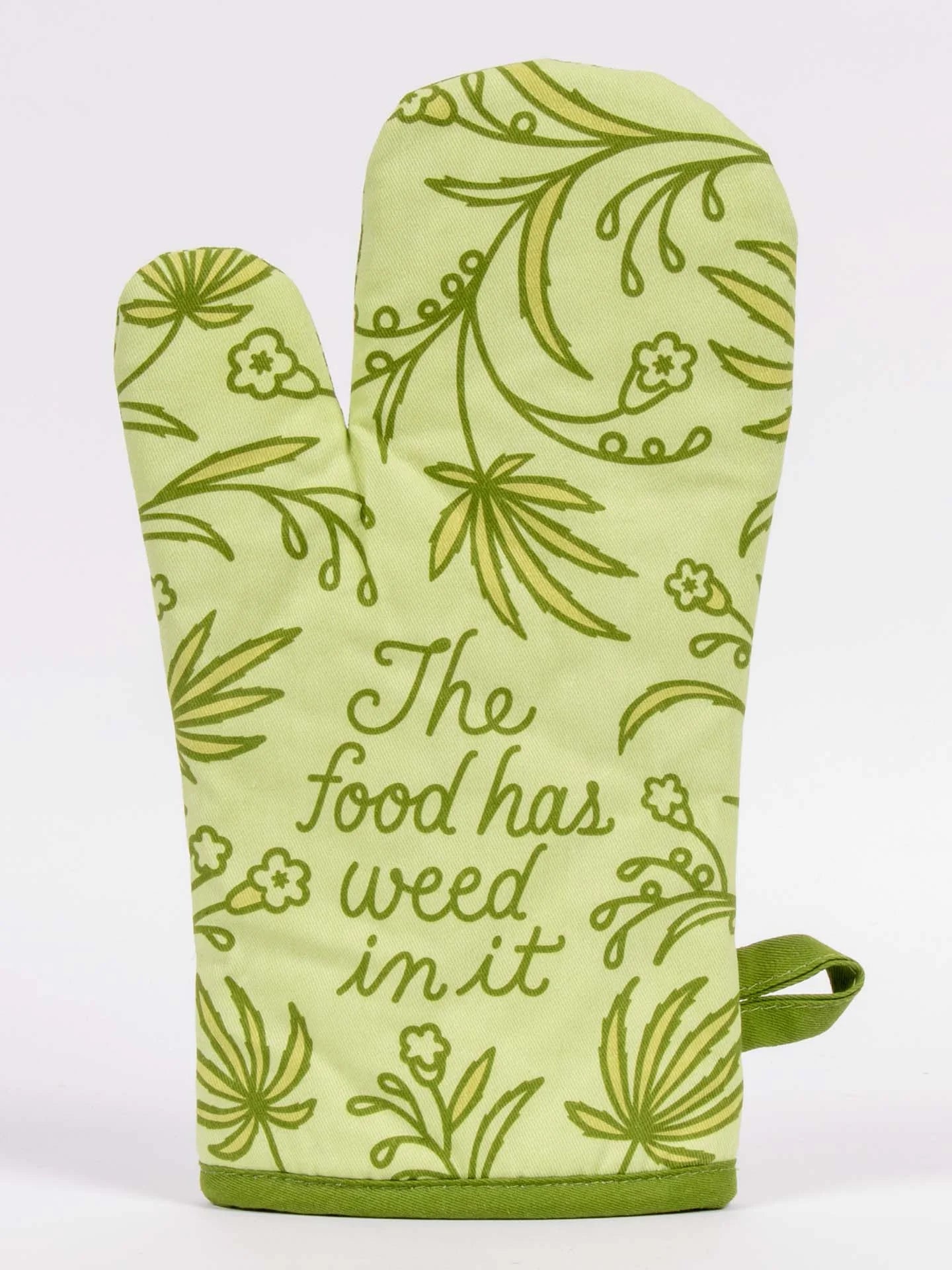 BLUQ The Food Has Weed In It Oven Mitt