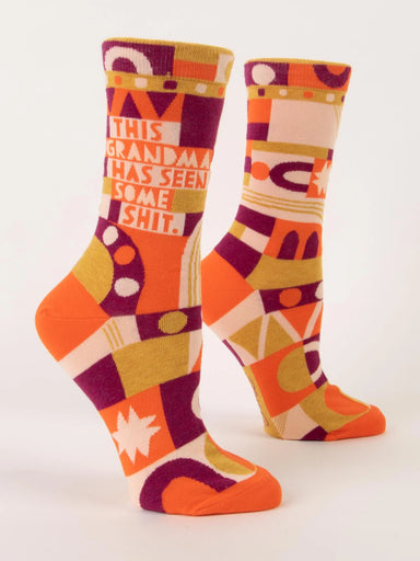 BLUQ This Grandma Has Seen Some Shit Women's Crew Socks
