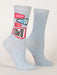 Blue Q Womens Crew Socks - Damn I Love This Town