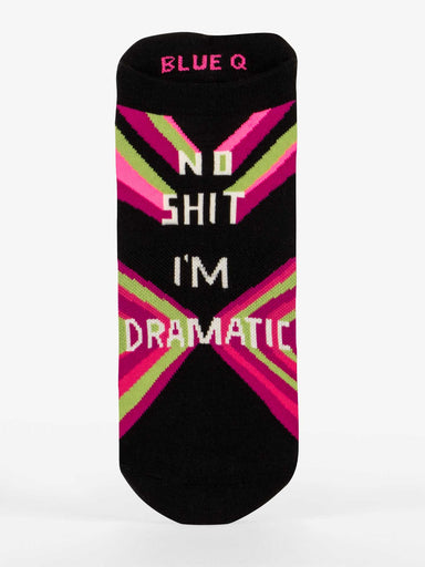 BLUQ No Shit I'm Dramatic Sneaker Socks (S/M)