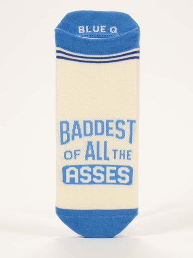 BLUQ Baddest Of All The Asses Sneaker Socks (S/M)
