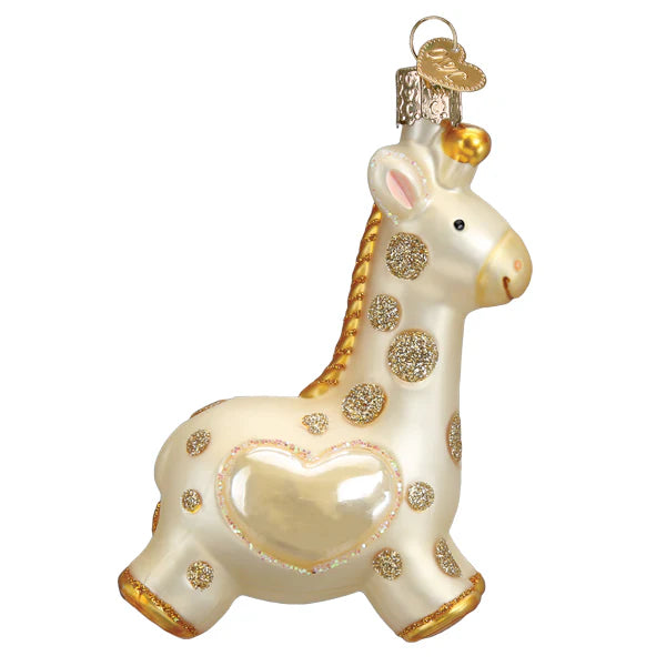 Old World Christmas Baby's First Christmas Giraffe Ornament