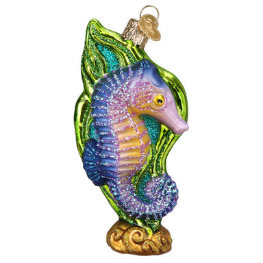 Old World Christmas Bright Seahorse Ornament    