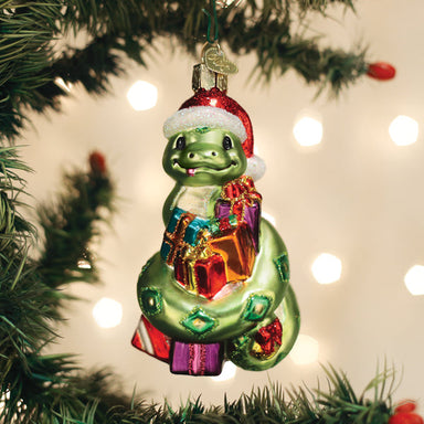 Old World Christmas Santa Snake Ornament    