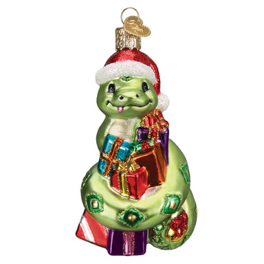 Old World Christmas Santa Snake Ornament    