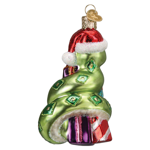 Old World Christmas Santa Snake Ornament    