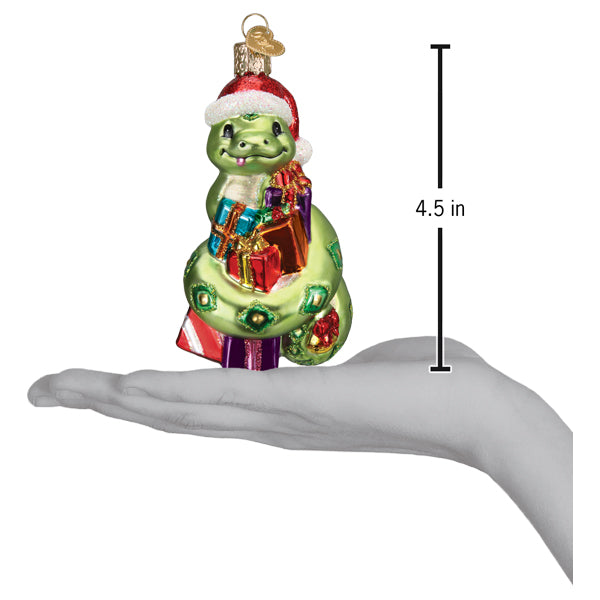 Old World Christmas Santa Snake Ornament    