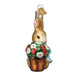 Old World Christmas Beatrix Potter Peter Rabbit With Flower Pot Ornament