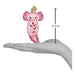 Old World Christmas Axolotl With Candy Cane Ornament