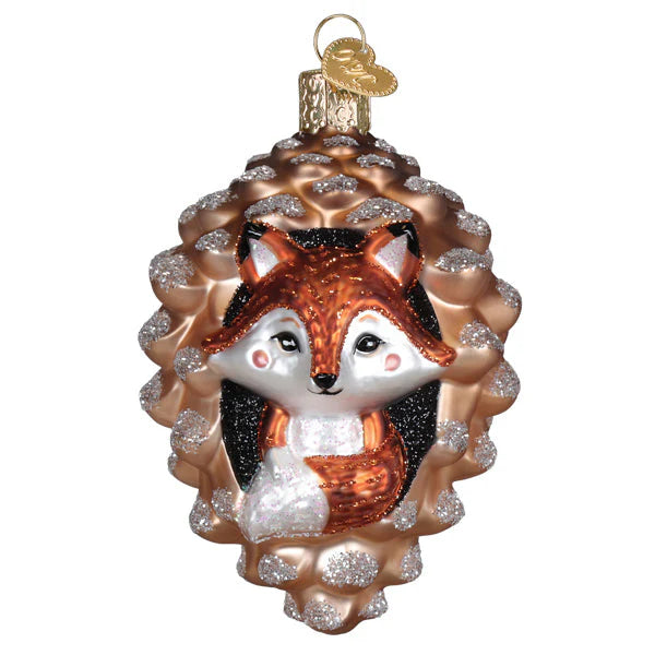 Old World Christmas Piney Fox Ornament