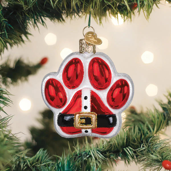 Old World Christmas Santa Paws Ornament