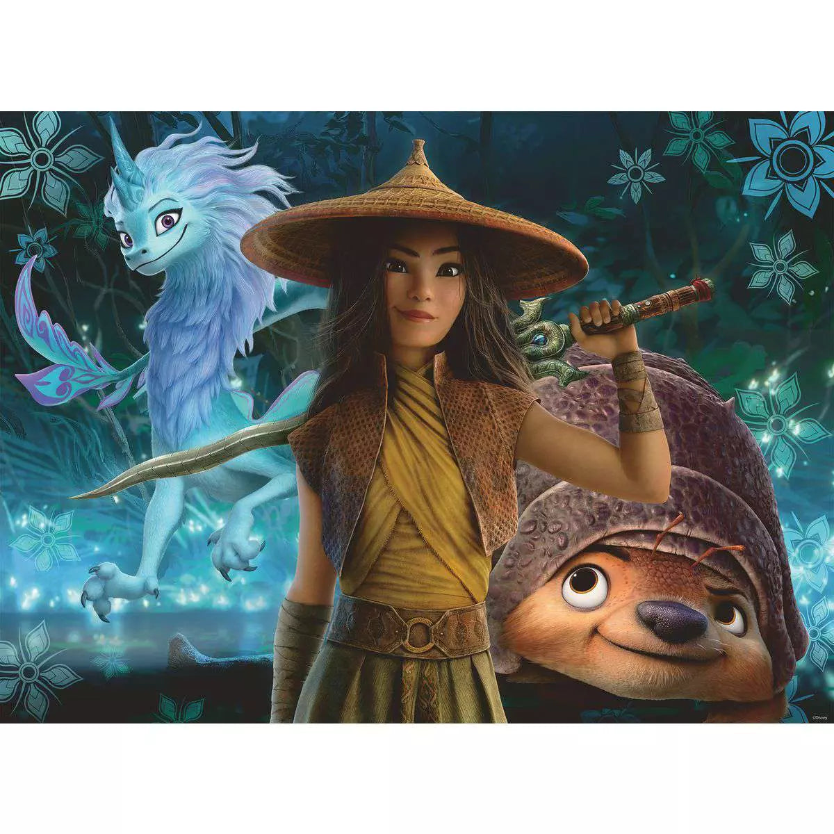 Disney Raya, Tuk Tuk and Sisu 200 Piece Puzzle