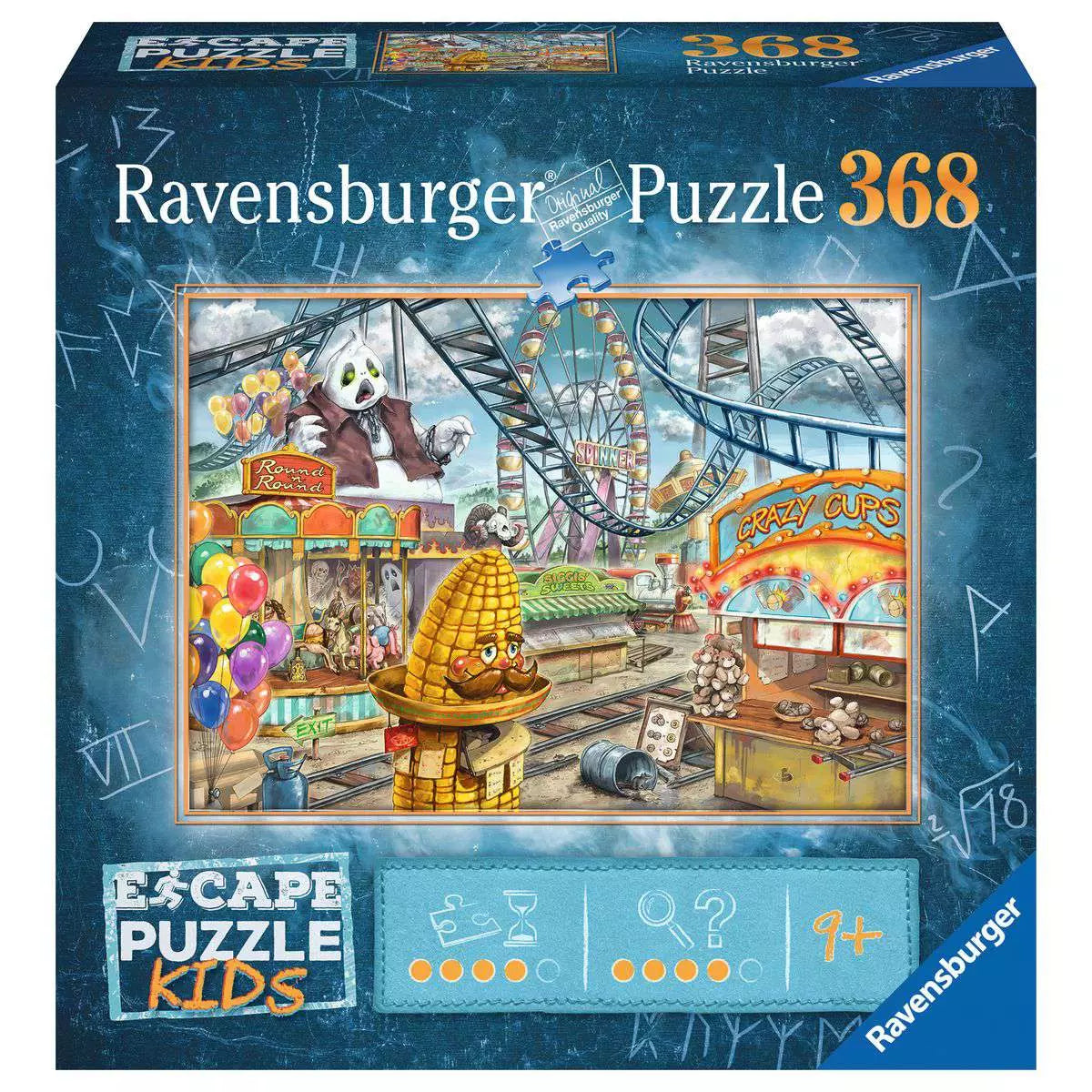 Kid's Escape Puzzle: Amusement Park Plight 368 Piece Puzzle