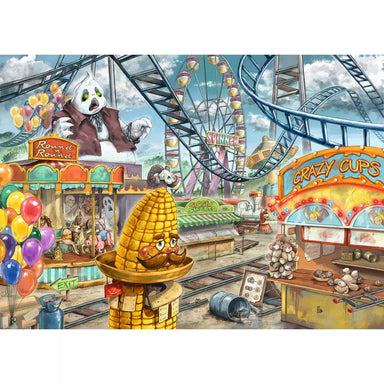 Kid's Escape Puzzle: Amusement Park Plight 368 Piece Puzzle