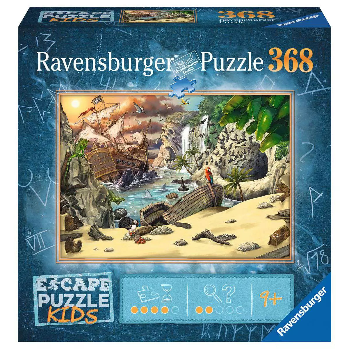 Kid's Escape Puzzle: Pirate's Peril 368 Piece Puzzle