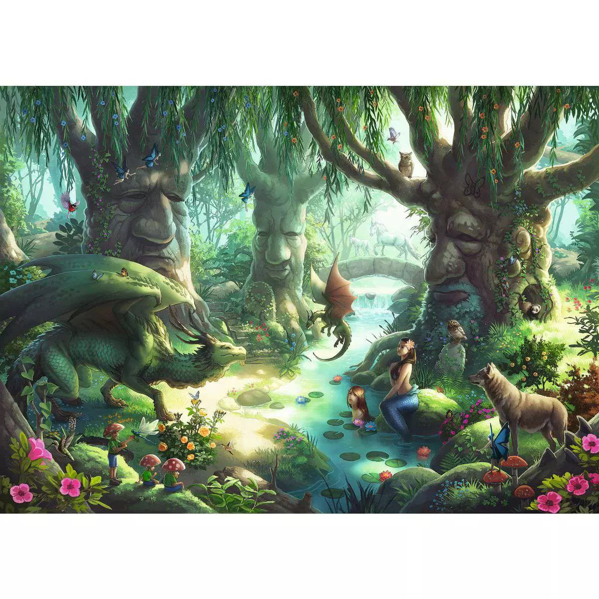 Kid's Escape Puzzle: Whispering Woods 368 Piece Puzzle