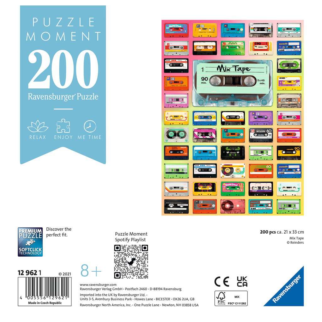 Puzzle Moment: Mix Tape 200 Piece Puzzle
