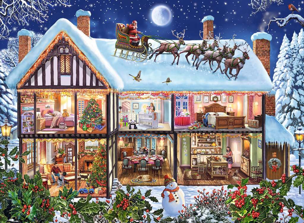 Christmas At Home 100 Piece Puzzle    