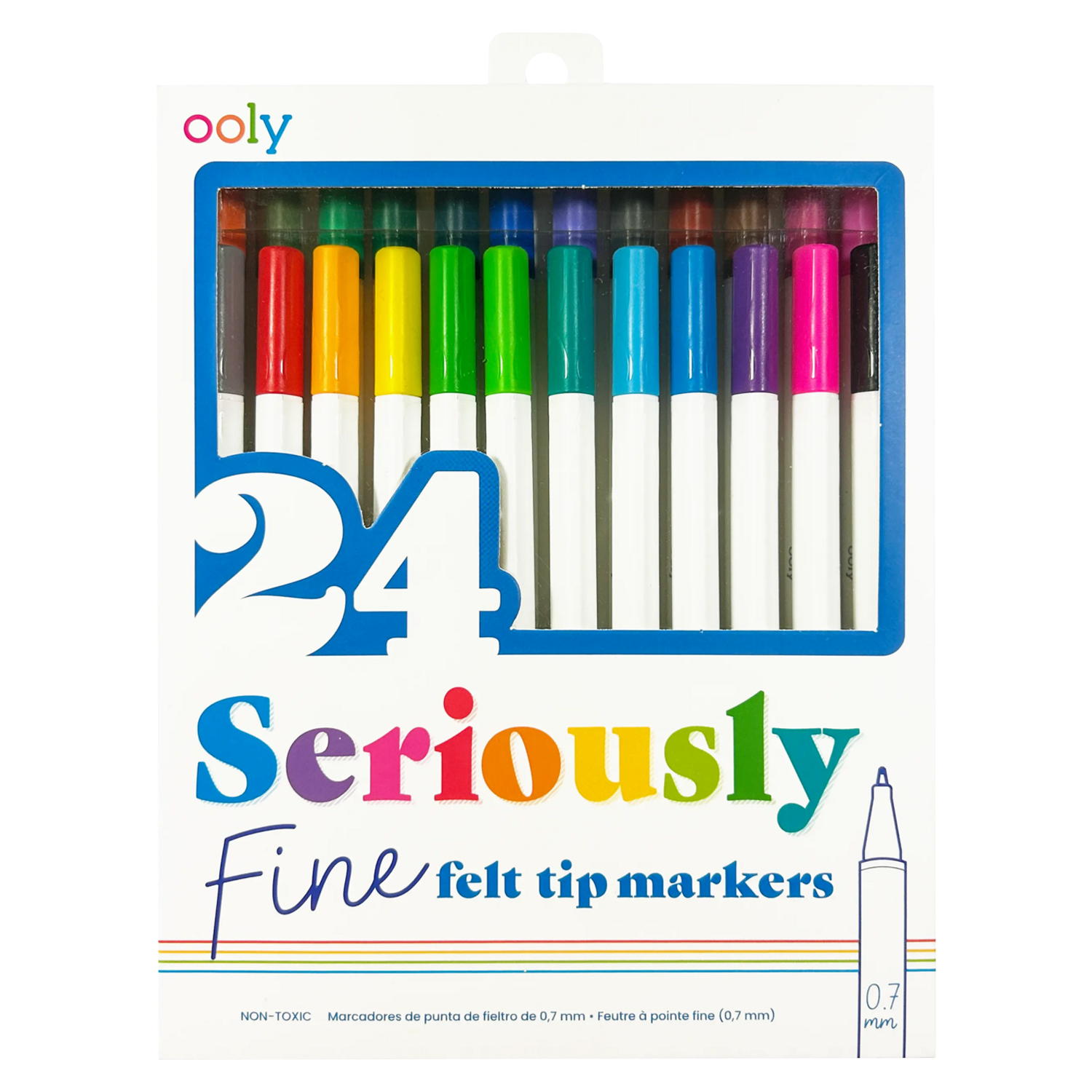 OOLY Seriously Fine Tip Markers - Set of 24