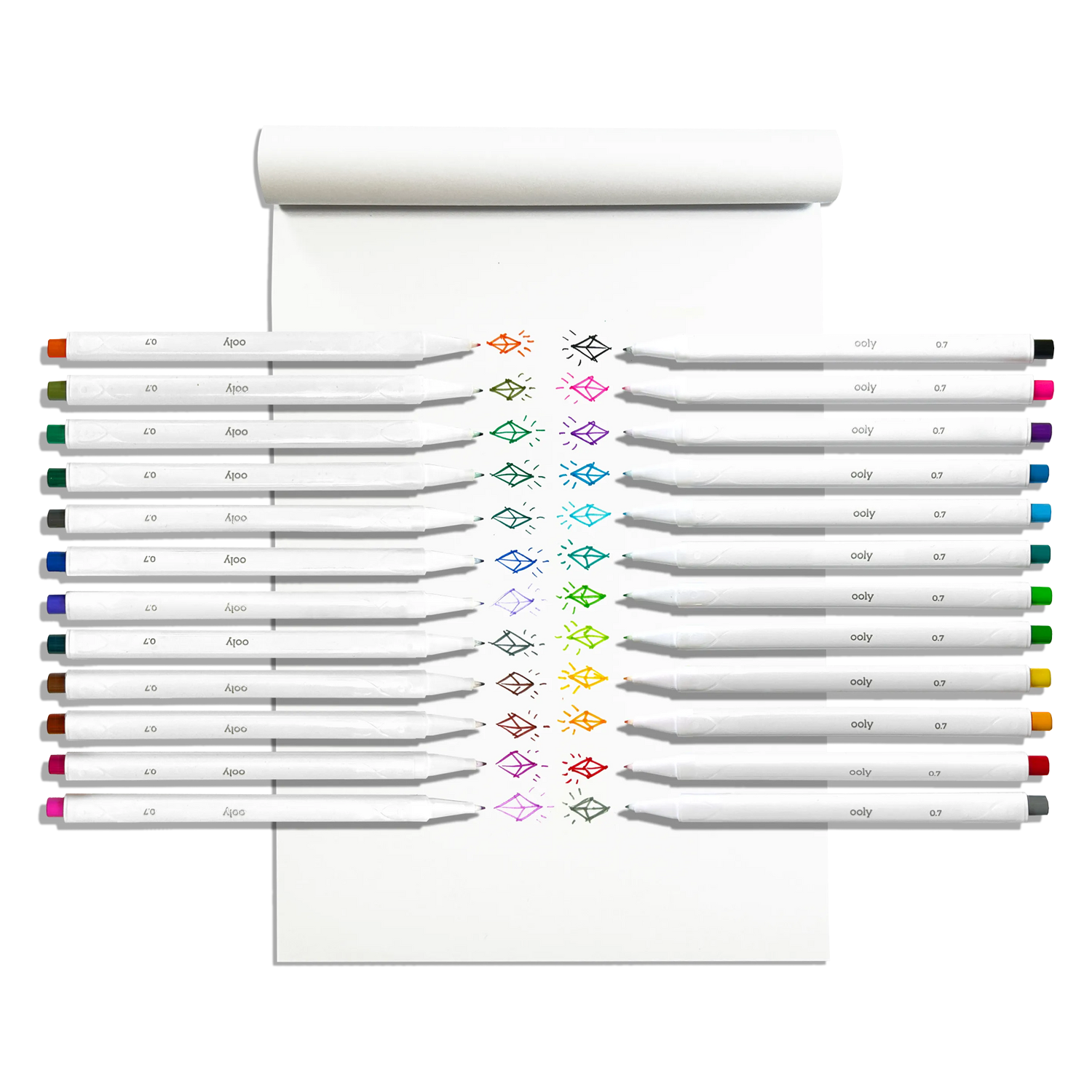 OOLY Seriously Fine Tip Markers - Set of 24