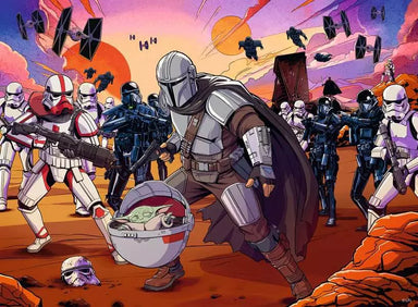 RAV Star Wars The Mandalorian: Face Off 200 Piece Puzzle