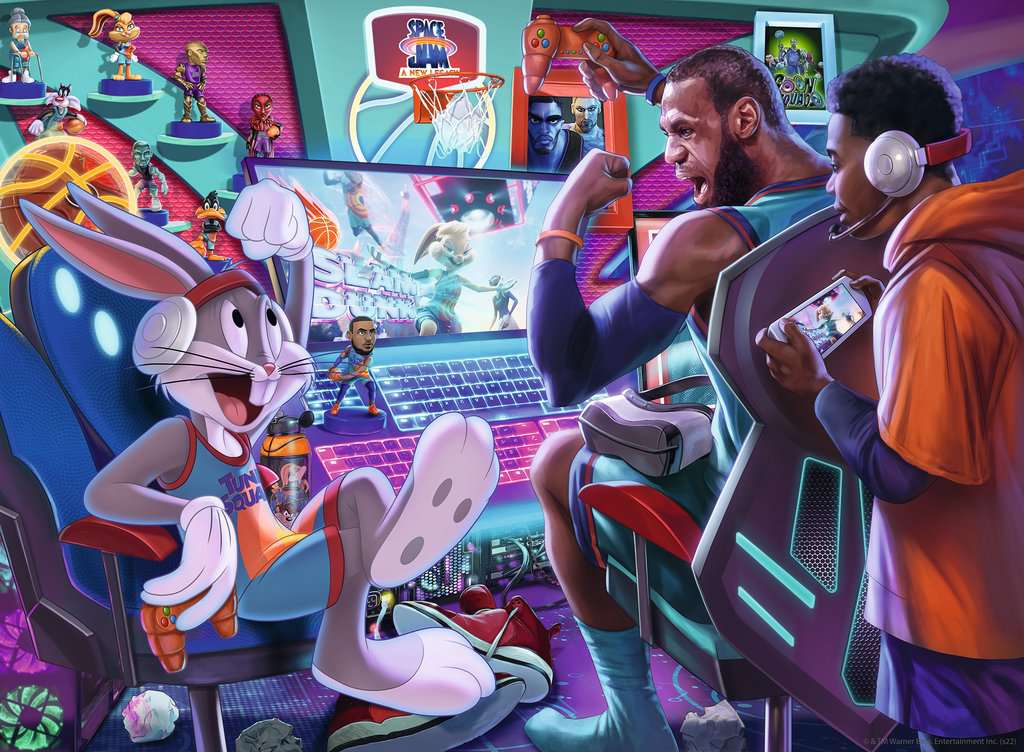 Space Jam Gamestation 300 Piece Puzzle    