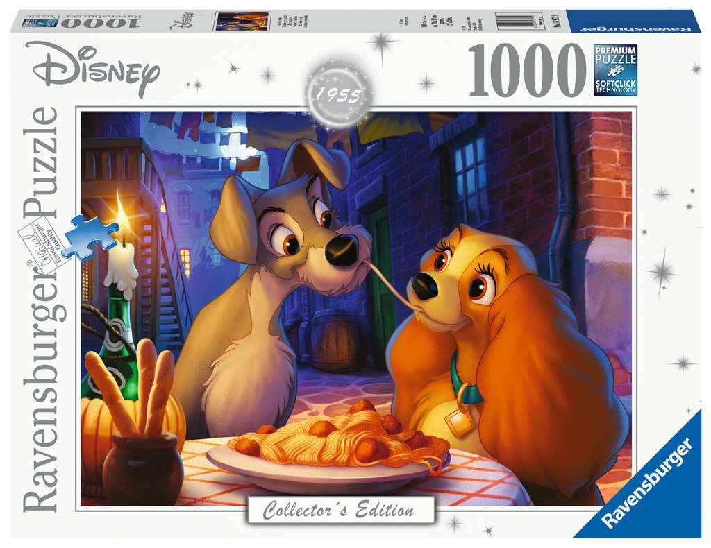 Disney Lady & The Tramp 1000 Piece Puzzle    