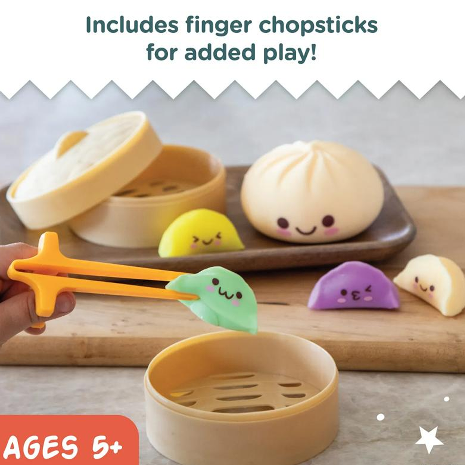 MIND Foodie Fidgets - Squishy Bao Bun and Dumplings