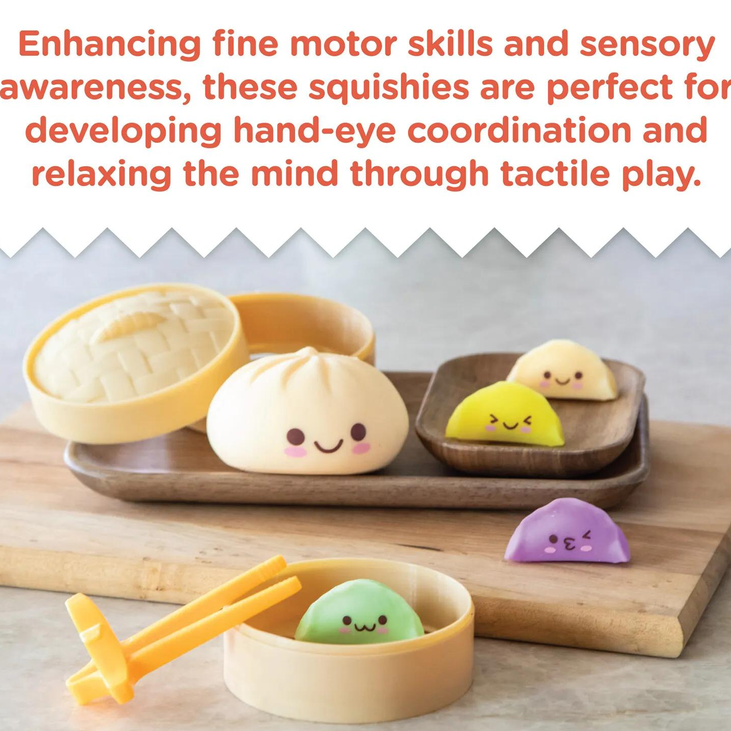 MIND Foodie Fidgets - Squishy Bao Bun and Dumplings