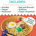 MIND Foodie Fidgets - Ramen Noodles and Toppings Fidgets