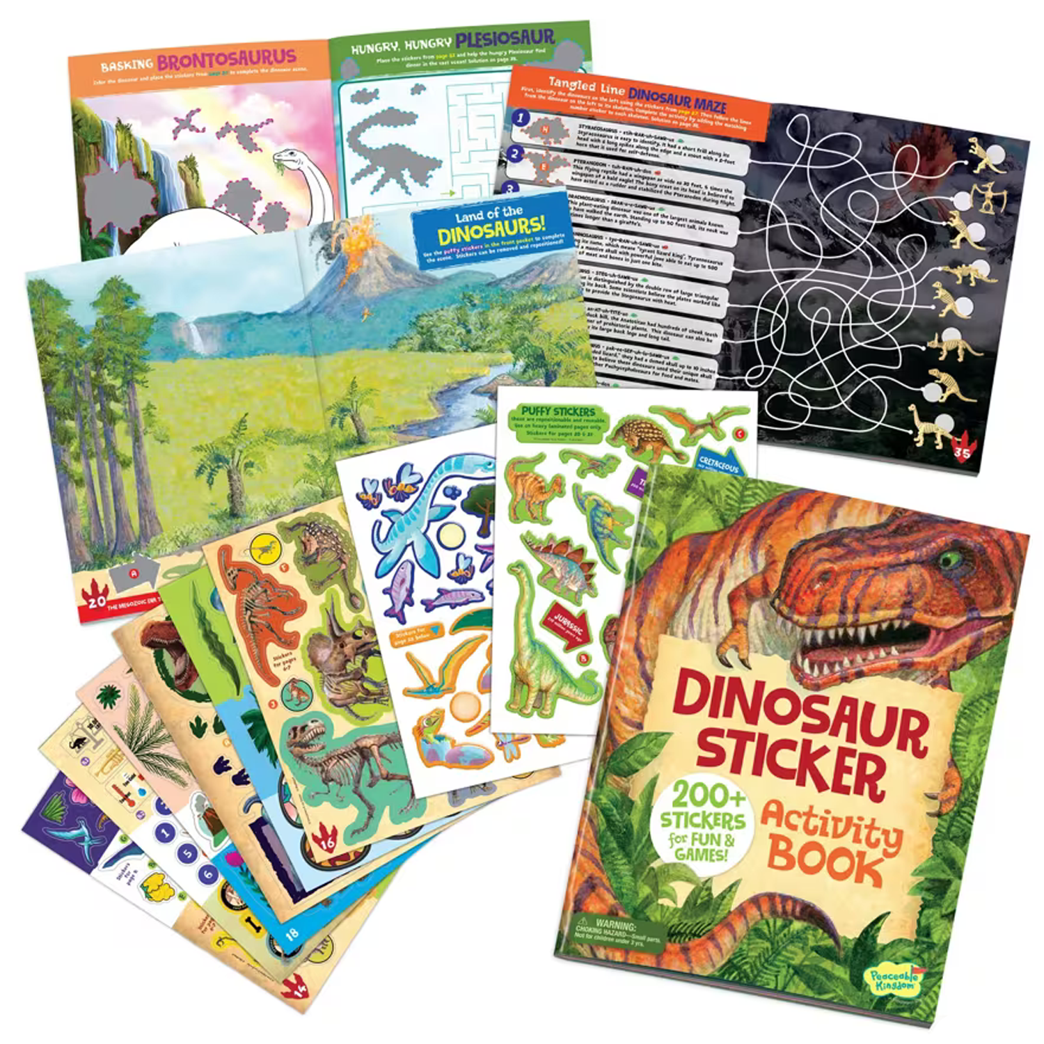 MW Dinosaur Sticker Activity Book