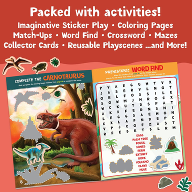MW Dinosaur Sticker Activity Book