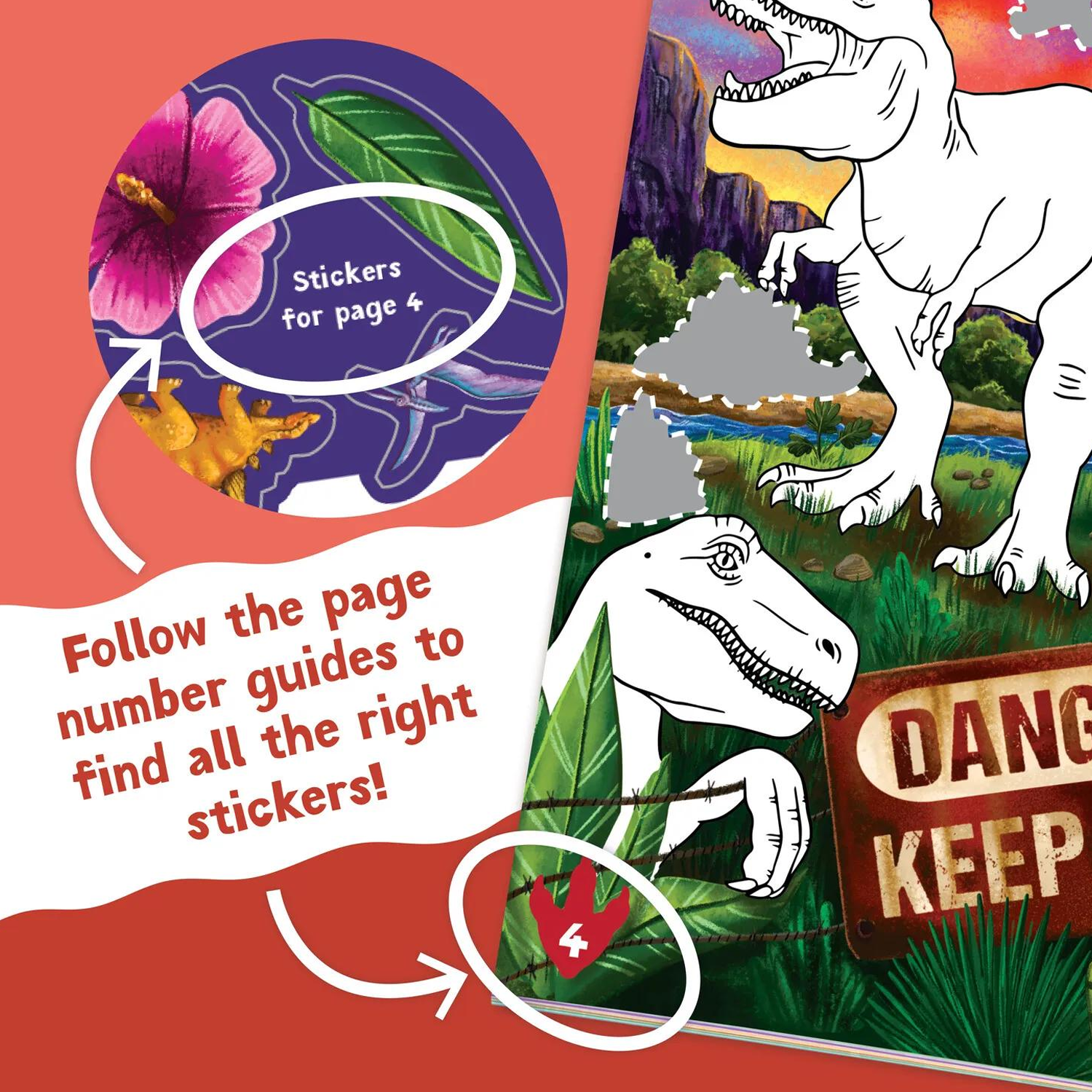 MW Dinosaur Sticker Activity Book