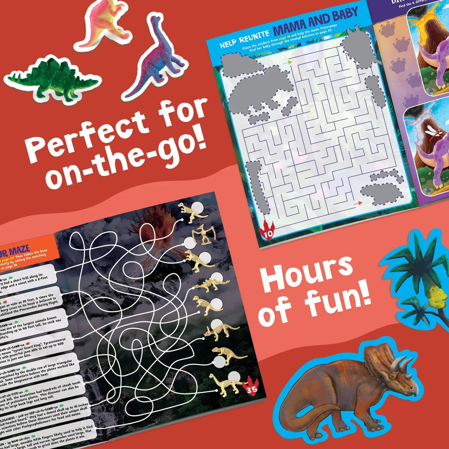 MW Dinosaur Sticker Activity Book