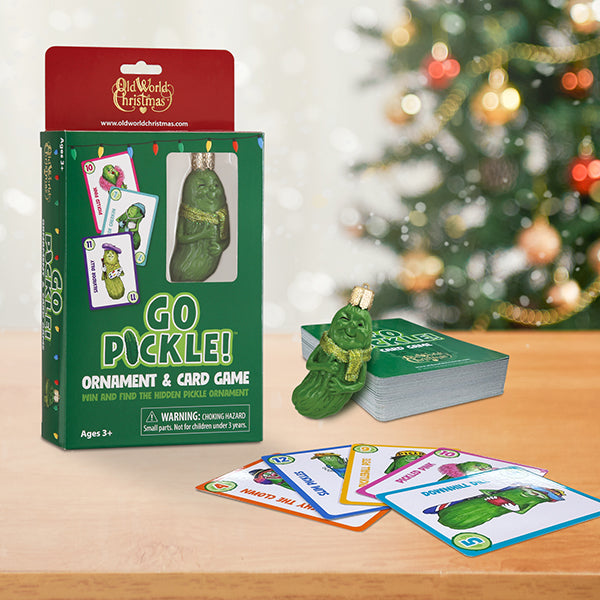Go Pickle! Ornament & Card Game    