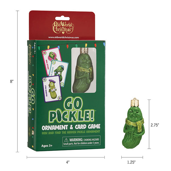 Go Pickle! Ornament & Card Game    