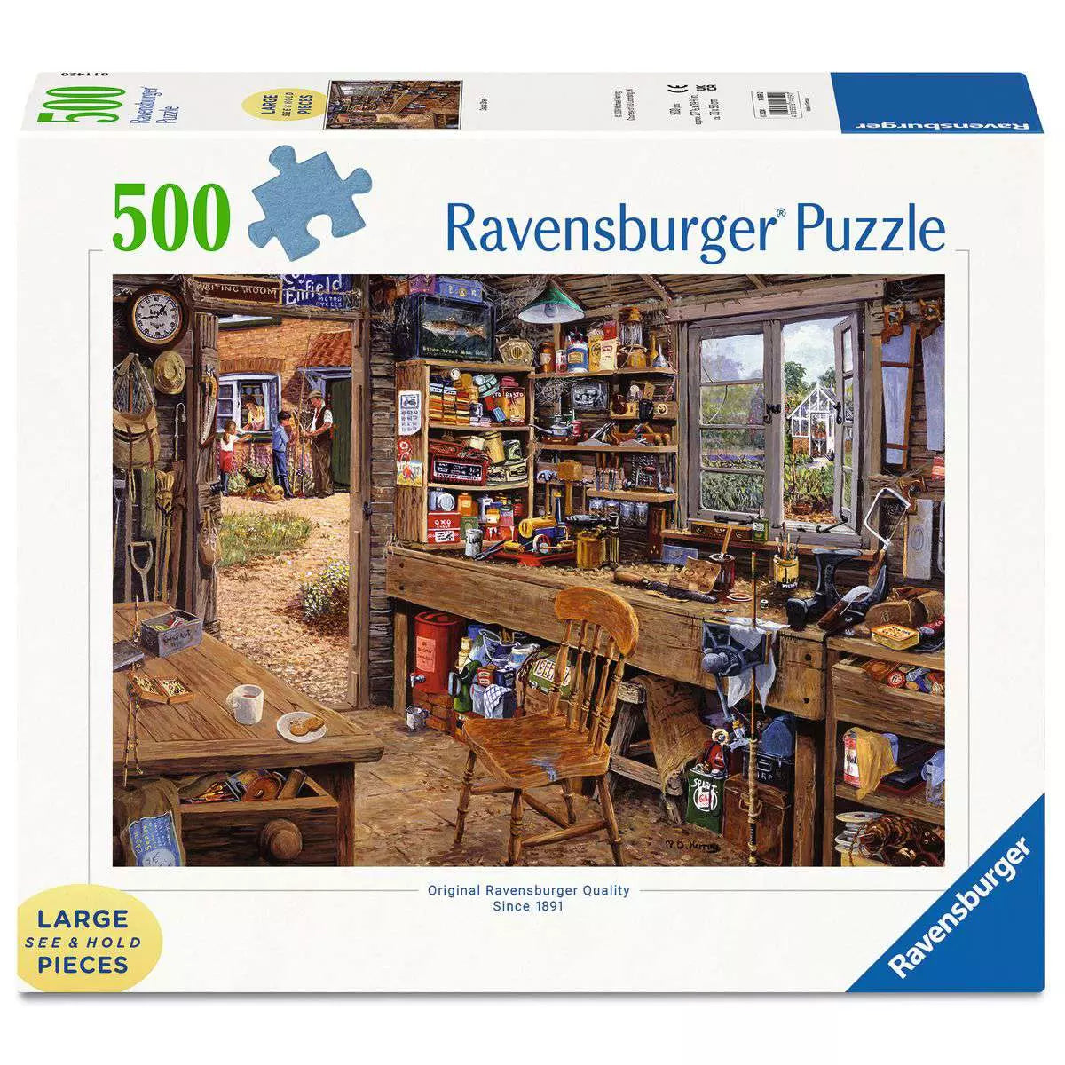 Dad's Shed 500 Piece Large Format Puzzle
