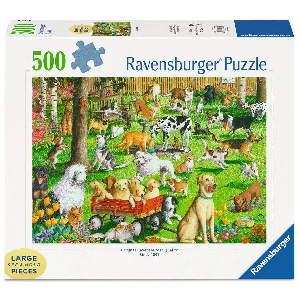 At the Dog Park 500 Piece Large Format Puzzle