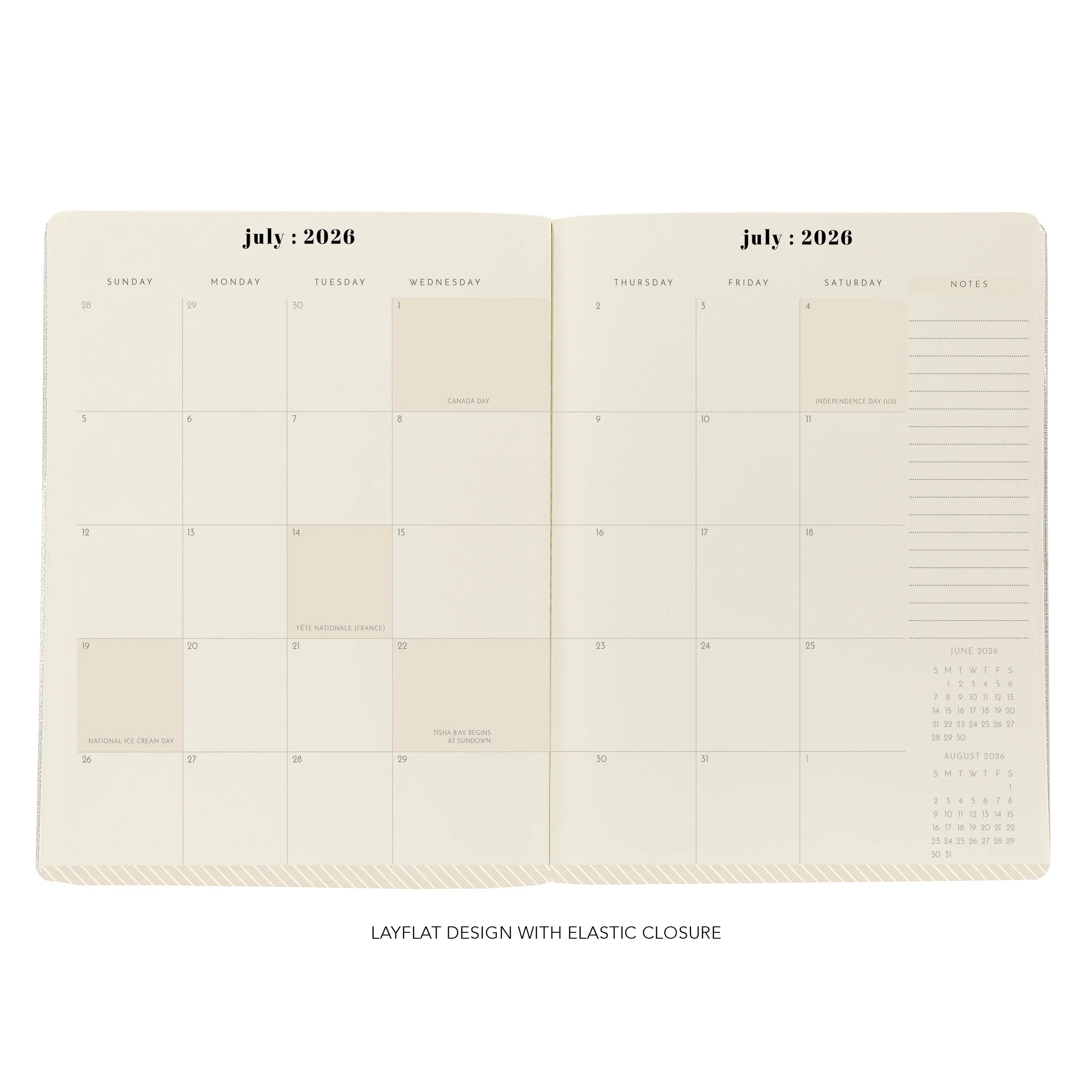 GRPH Scalloped Floral 2027 Engagement Calendar