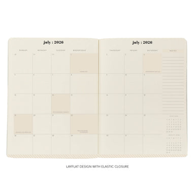 Scalloped Floral 2027 Engagement Calendar