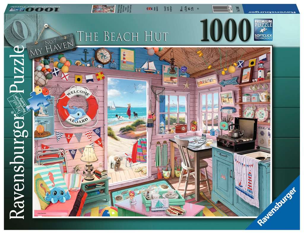 My Haven No. 7 The Beach Hut 1000 Piece Puzzle    