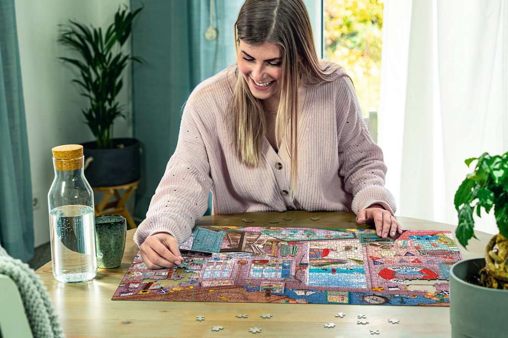 My Haven No. 7 The Beach Hut 1000 Piece Puzzle    