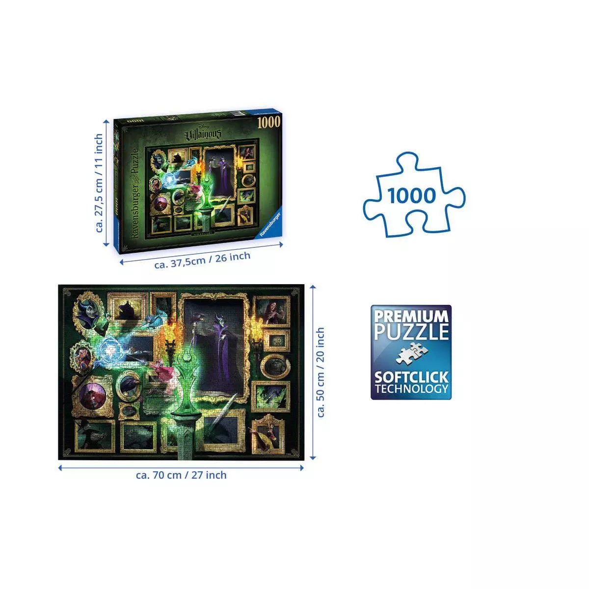 Disney Villainous: Maleficent 1000 Piece Puzzle