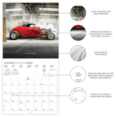 Car Legends 2027 Wall Calendar
