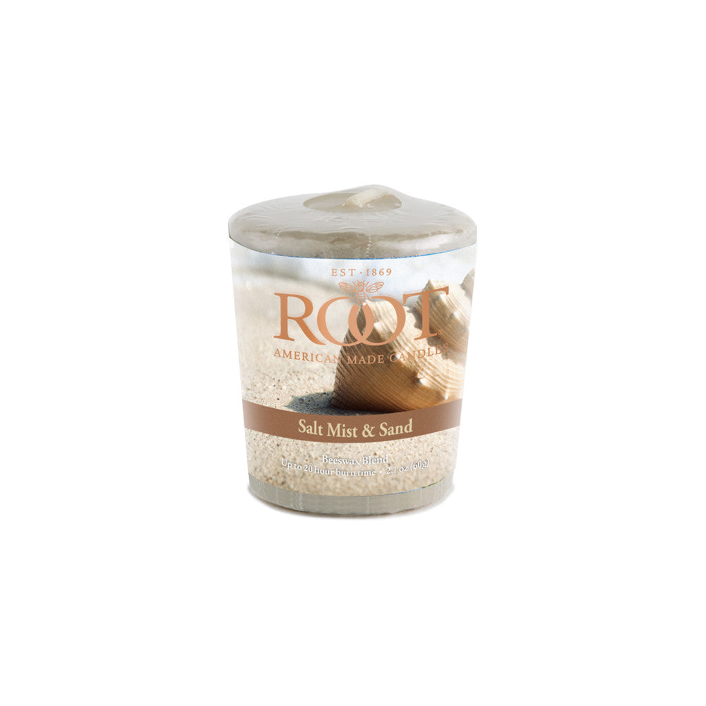 Root Candles Votive Salt Mist & Sand