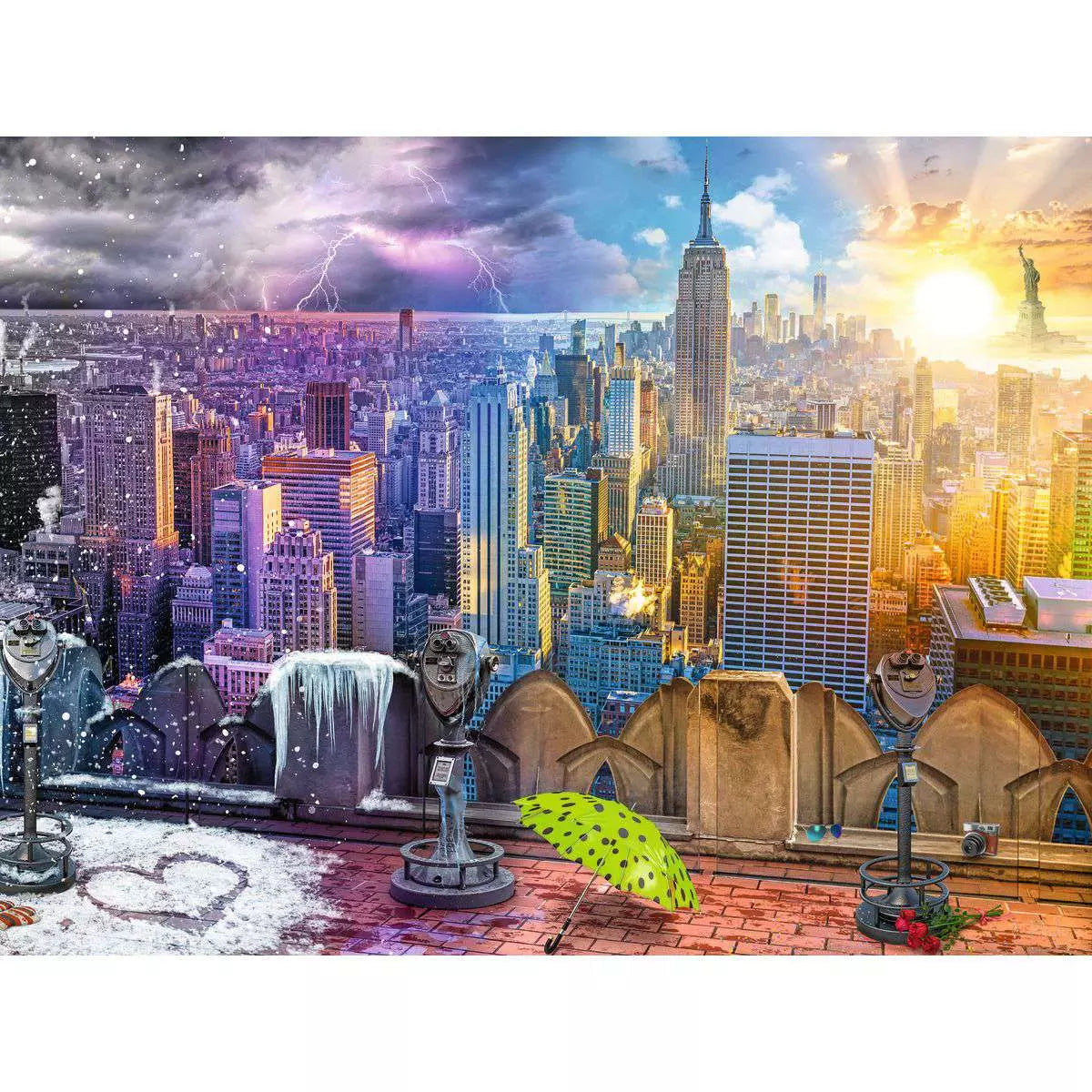 Seasons of New York 1500 Piece Puzzle