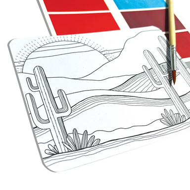 OOLY Desert Get Away Scenic Hues DIY Watercolor Art Kit