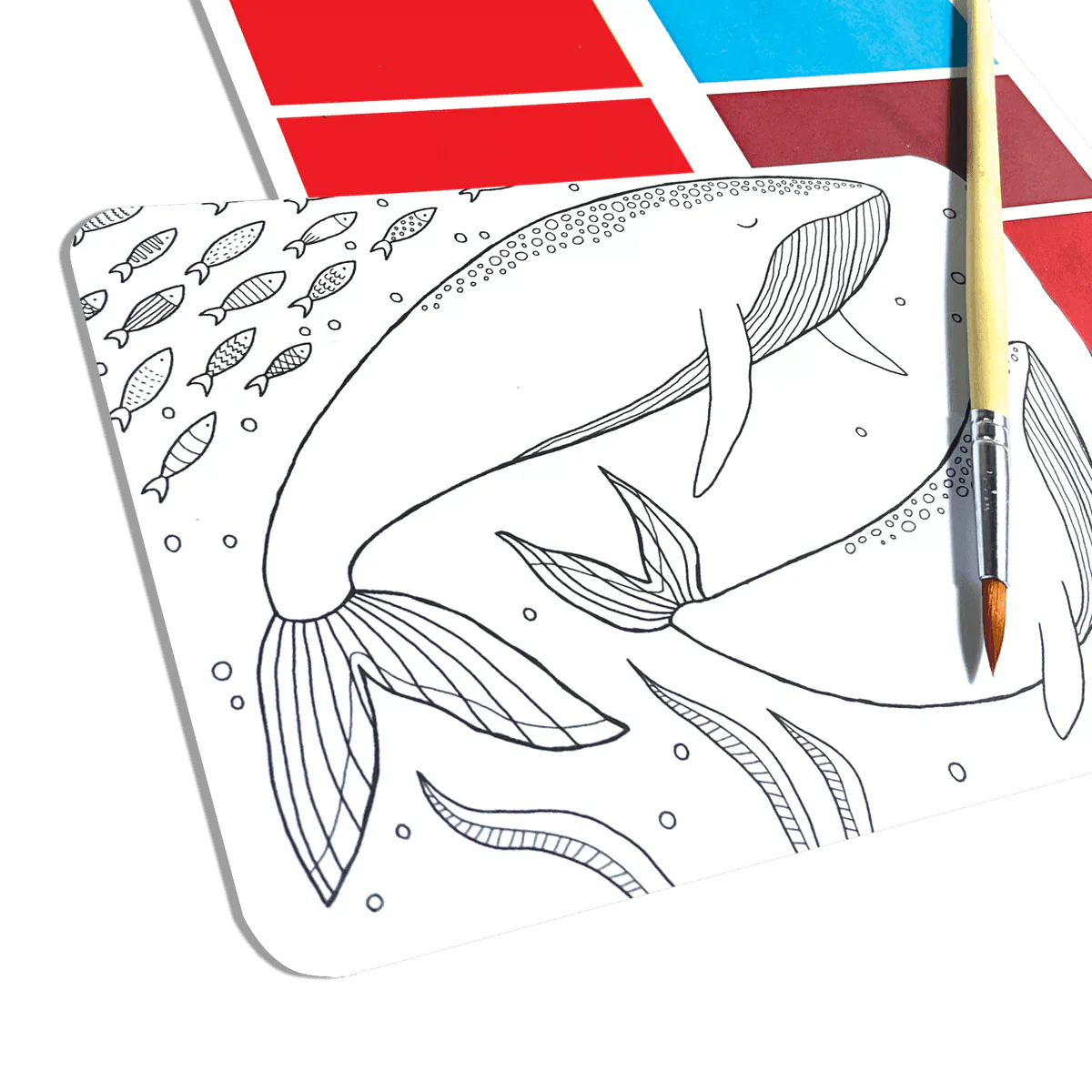 OOLY Ocean Paradise Scenic Hues DIY Watercolor Art Kit