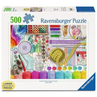 Needlework Station 500 Piece Large Format Puzzle